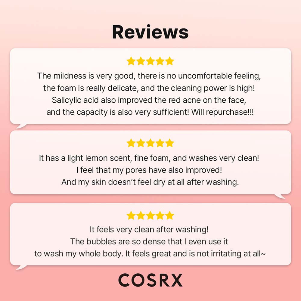 COSRX Salicylic Acid Daily Gentle Cleanser