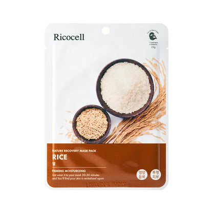 Ricocell Nature Recovery Sheet Mask - 10 Types