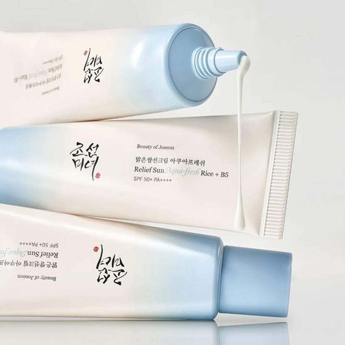 Beauty of Joseon Relief Sun Aqua-fresh SPF50+ PA++++ 50ml+20ml with Gift (Farmer Chunshik Keyring)