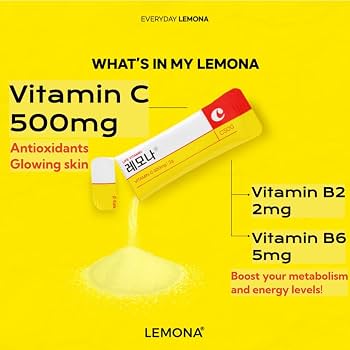 LEMONA Powdered Vitamin C 500mg (10-Day Supply)