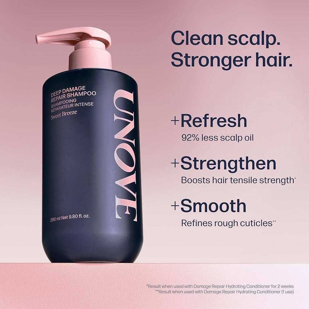 UNOVE Deep Damage Repair Travel Hair Care Kit With Bag