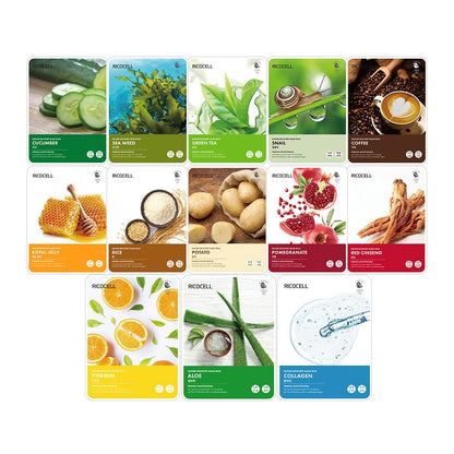 Ricocell Nature Recovery Sheet Mask - 10 Types