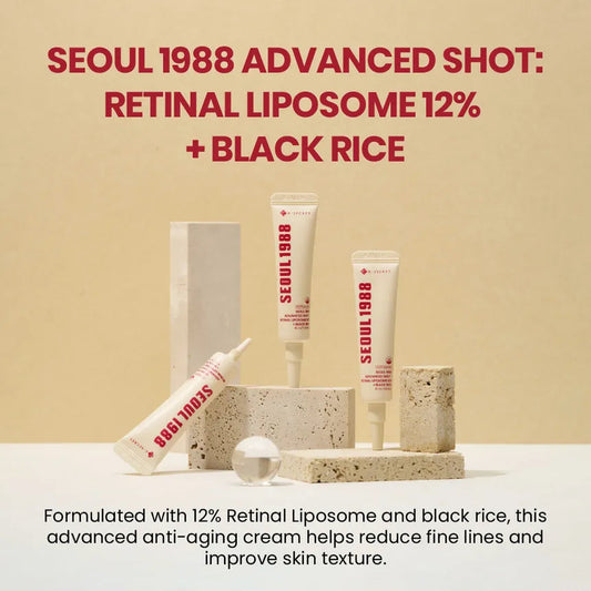 KSECRET SEOUL 1988 Advanced Shot Retinal Liposome 12% + Black Rice
