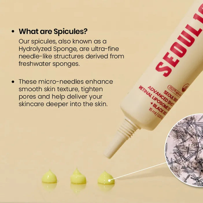 KSECRET SEOUL 1988 Advanced Shot Retinal Liposome 12% + Black Rice