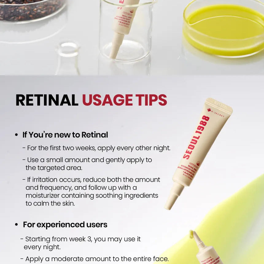 KSECRET SEOUL 1988 Advanced Shot Retinal Liposome 12% + Black Rice