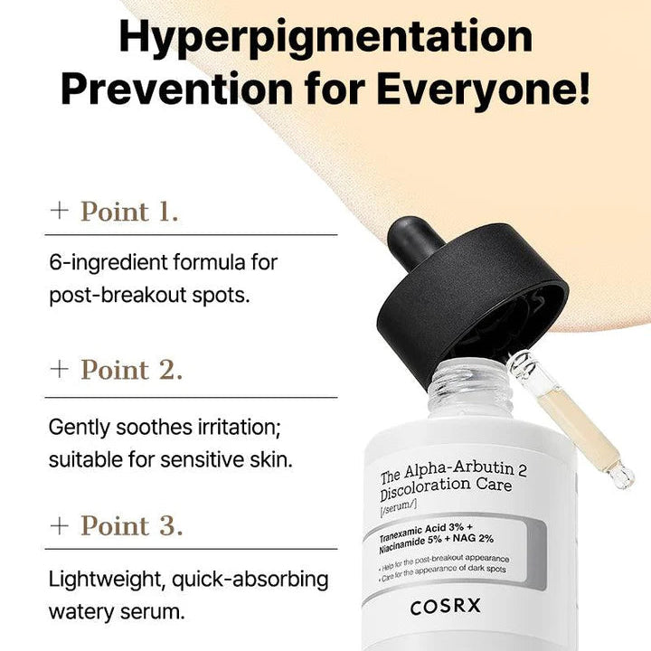 COSRX The Alpha-Arbutin 2 Discoloration Care Serum