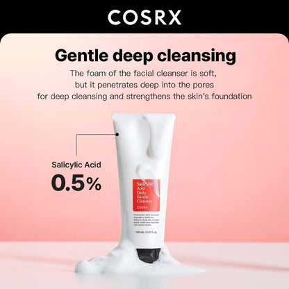COSRX Salicylic Acid Daily Gentle Cleanser
