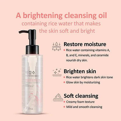The Face Shop Rice Water Bright Light Cleansing Oil