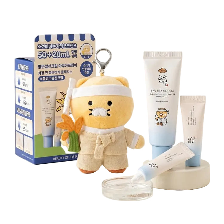 Beauty of Joseon Relief Sun Aqua-fresh SPF50+ PA++++ 50ml+20ml with Gift (Farmer Chunshik Keyring)