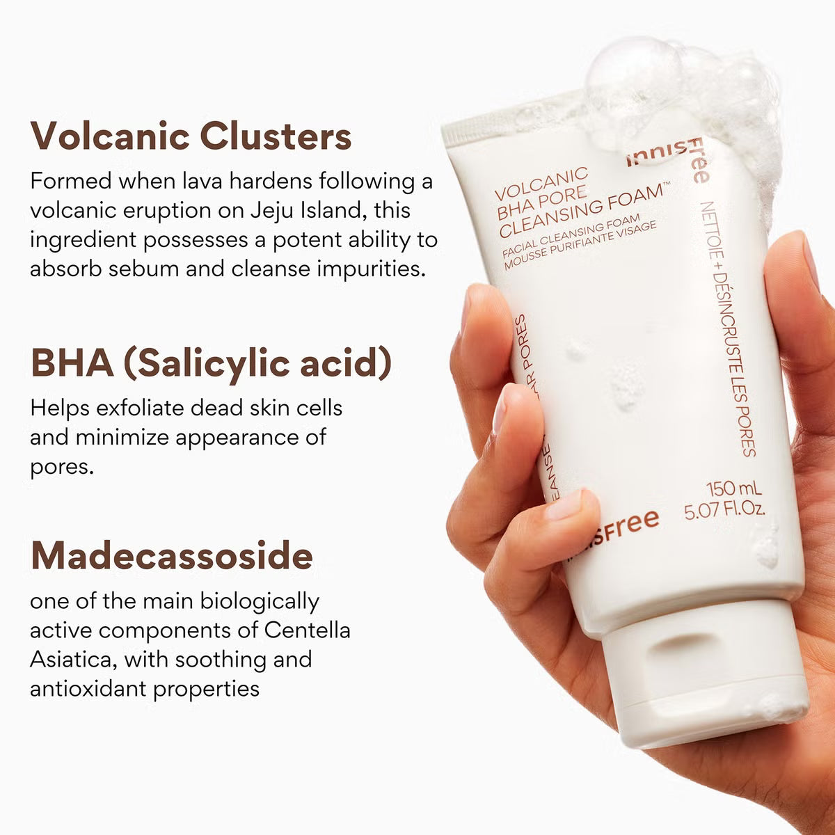 Innisfree Volcanic BHA Pore Cleansing Foam
