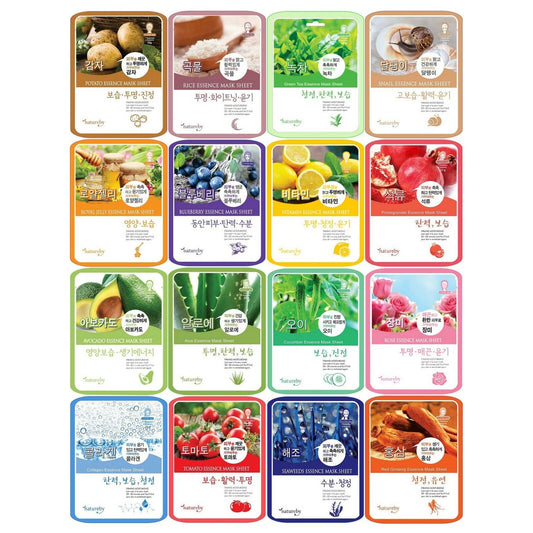COCOPHARM Natureby Essence Sheet Masks - 10 Types