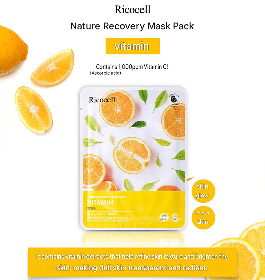 Ricocell Nature Recovery Sheet Mask - 10 Types