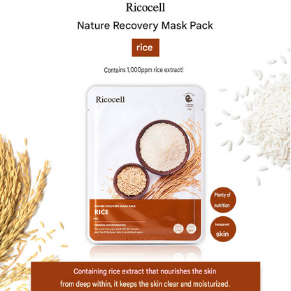 Ricocell Nature Recovery Sheet Mask - 10 Types