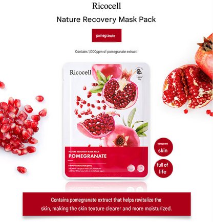 Ricocell Nature Recovery Sheet Mask - 10 Types