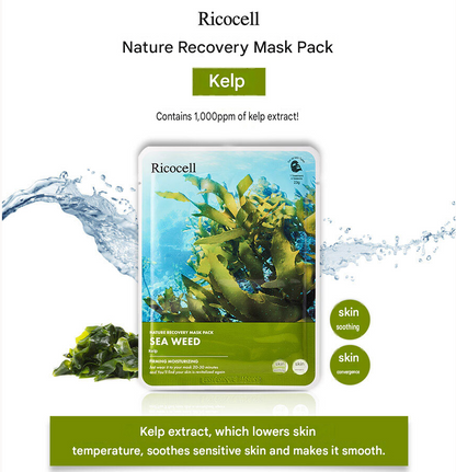 Ricocell Nature Recovery Sheet Mask - 10 Types