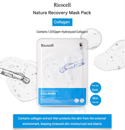 Ricocell Nature Recovery Sheet Mask - 10 Types