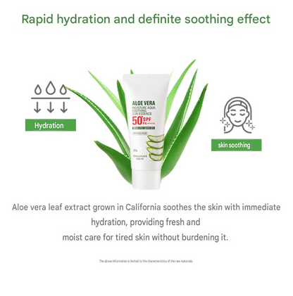 Kwailnara Aloe Vera Moisture Aqua Soothing Sun Essence SPF50+ PA++++