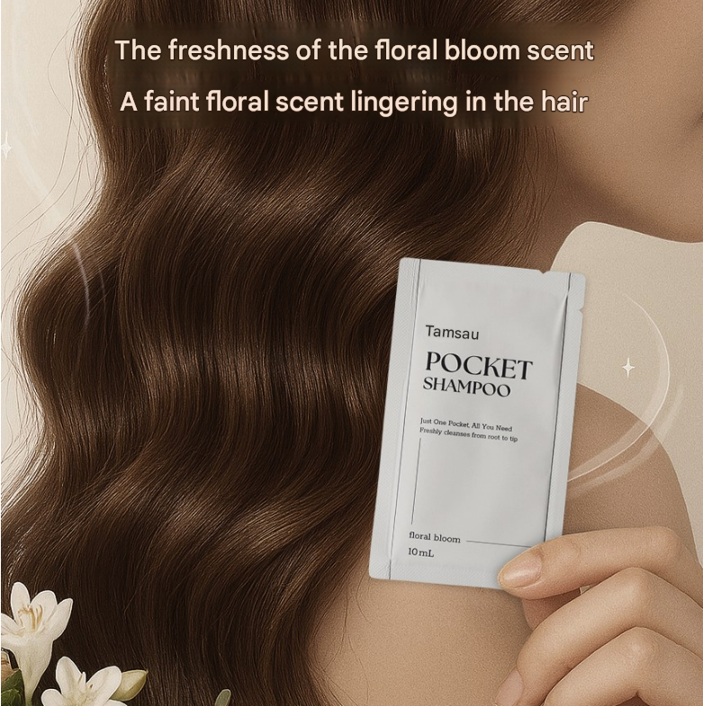 Tamsa Pocket Shampoo Floral Bloom Travel Pouch